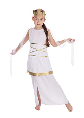 Theme Fancy Dress Disfraz de niña de la Diosa Griega Atenea. 10-13 años