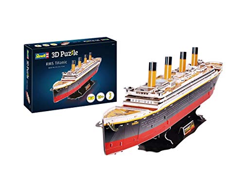 Revell- RMS Titanic, Longitud 80,0cm 3D Puzzle, Multicolor (00170)