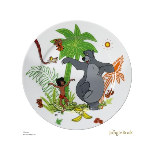 WMF Disney El Libro de la Selva - Plato para niños de porcelana, Ø19cm (WMF Kids infantil)